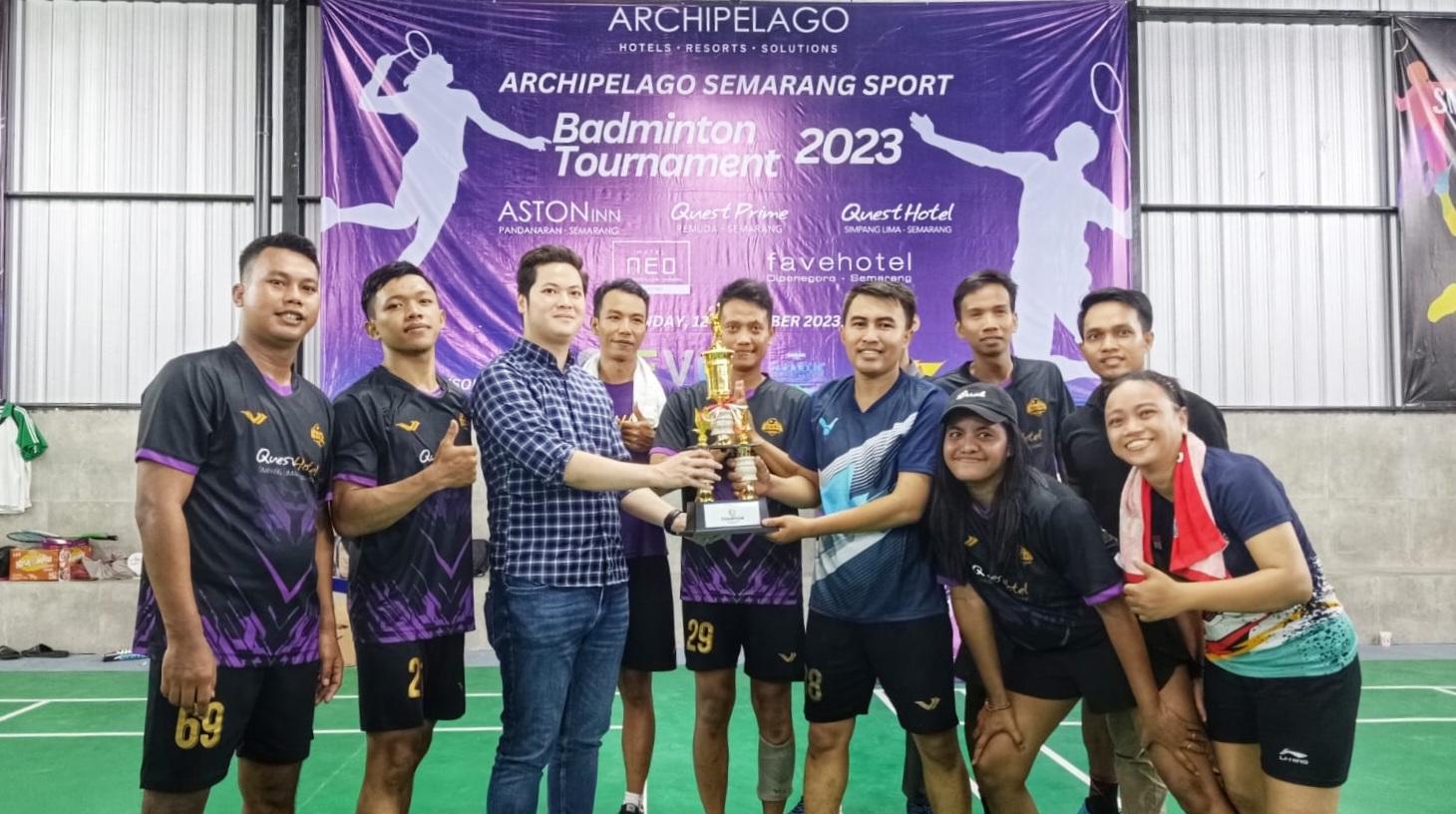 Hotel NEO Candi tuan rumah turnamen bulu tangkis Archipelago Semarang Sport.