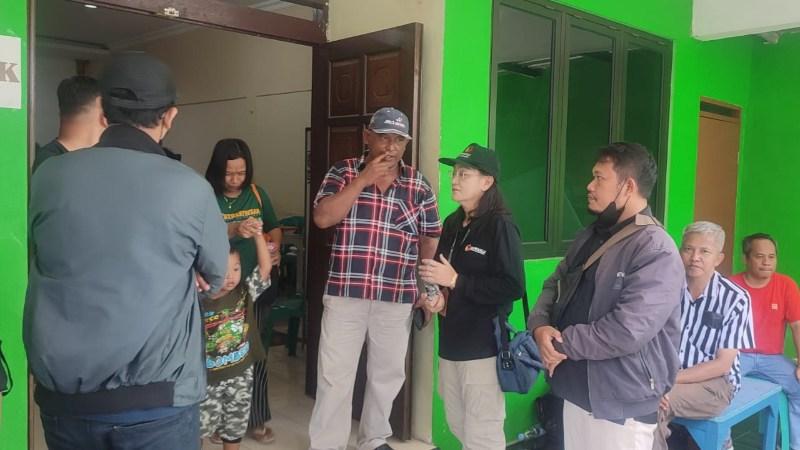 Tim Bawaslu Kota Semarang sedang mengawasi kegiatan kampanye politik. (istimewa)