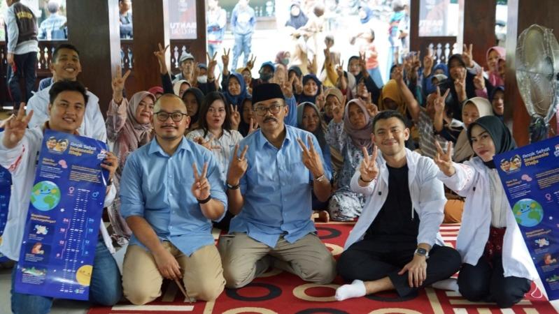 Penerus Negeri Jawa Tengah saat sosialisasi pencegahan stunting di Brebes. (istimewa)