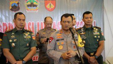 Kapolda Jateng Irjen Pol Drs. Ahmad Luthfi memberi keterangan pers usai rapat koordinasi di Magelang. (istimewa)