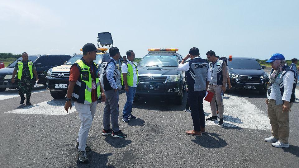 Bandara Internasional Jenderal Ahmad Yani Semarang menggelar Runway Safety Team. (istimewa)