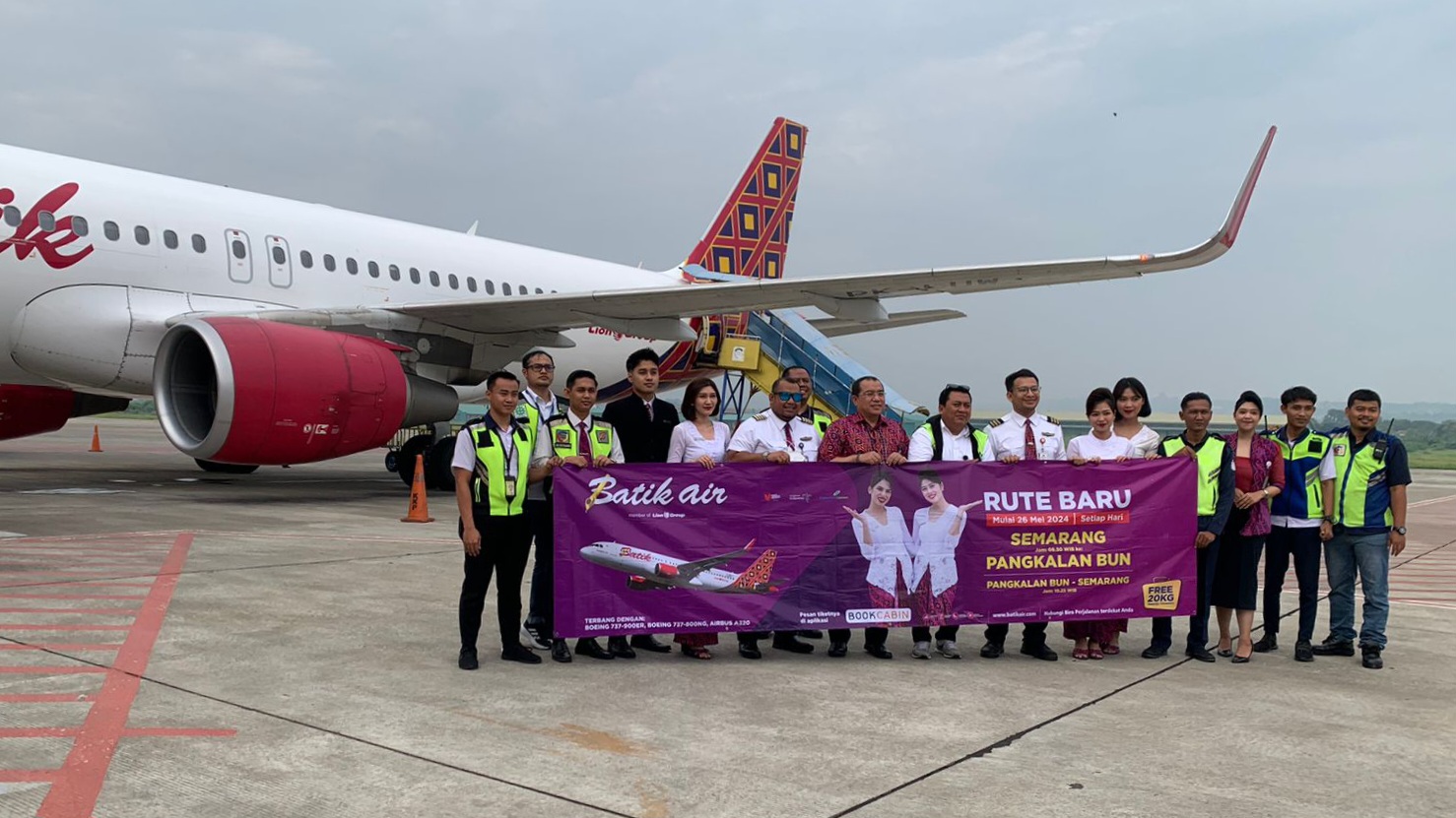Batik Air melayani rute Semarang-Pangkalan Bun. (istimewa)