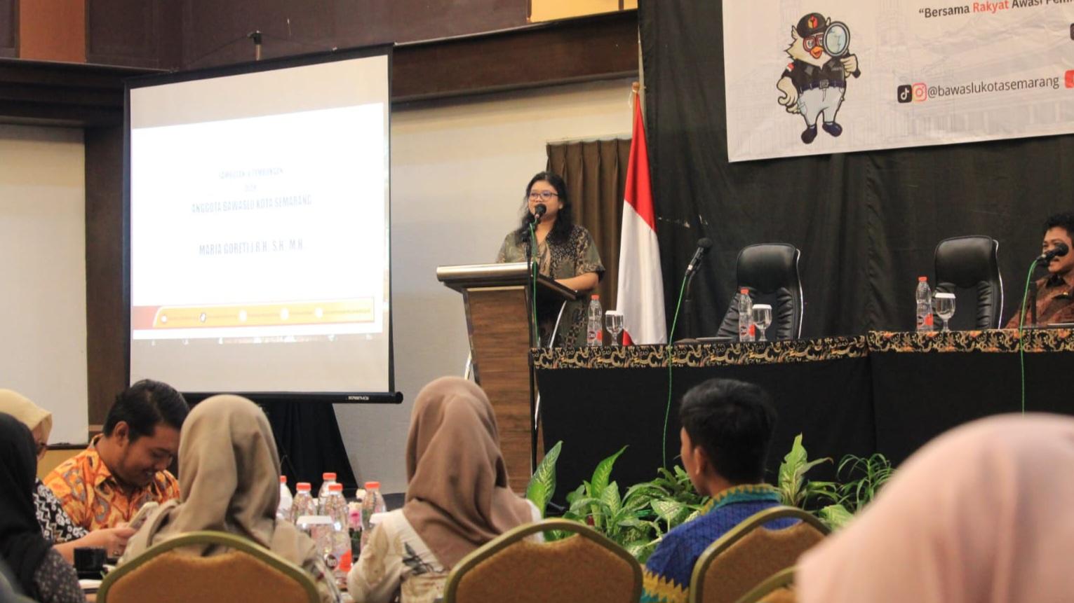 Bawaslu Kota Semarang menggelar rapat koordinasi dengan pada ASN. (istimewa)